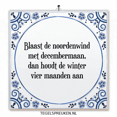Winter Humor GIF by Tegelspreuken.nl