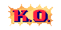 Knock Out Ko Sticker by Street Fighter Movie