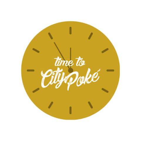 citypokees giphygifmaker poke pokebowl citypoké Sticker