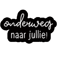 Onderweg Sticker by Zoedt.NL
