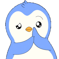 Speak She Knows Sticker by Pudgy Penguins