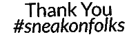 Fashion Thank You Sticker by Sneakon Indonesia
