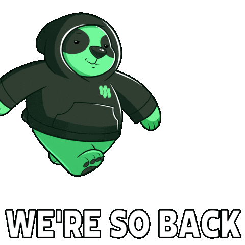 Back Again Comeback Sticker by SuperVerse