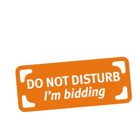 Bidding Do Not Disturb Sticker by Ritchie Bros.
