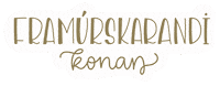 Framurskarandi Sticker by Linda Pé