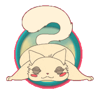 Cat Sleep Sticker by Mi Señal