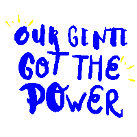 Organize Power To The People Sticker by Casa Blue