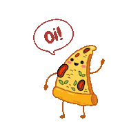 Pizza Sticker by Plus Delivery