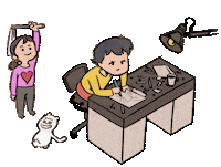 Artist Drawing Sticker