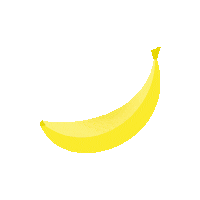 banana Sticker by eye mind heart