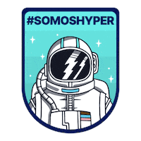 Hyperespaco astronauta hyperlocal hyperespaco somoshyper Sticker