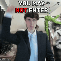Stop Stay Out GIF