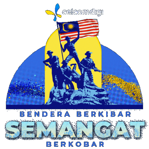 Celcomdigi Hari Malaysia 2025 Sticker by CelcomDigi