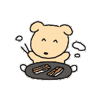 Puppy Dinner Sticker