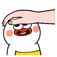 Aww Pat Sticker by kwaesam