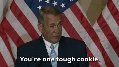 John Boehner Tough Cookie GIF by GIPHY News