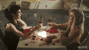 Neil Gaiman Cheers GIF by NETFLIX