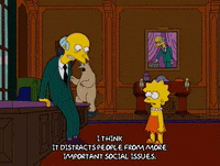 talking lisa simpson GIF