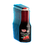 NarazImports healthy pomegranate organicjuice bluebottle Sticker