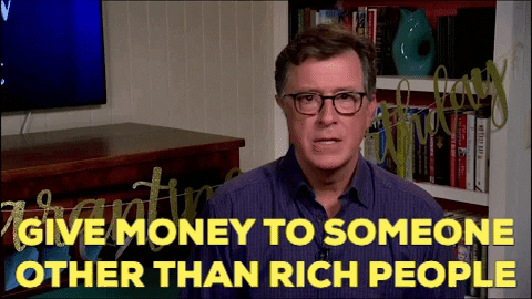 Stephen Colbert Rich People GIF by The Late Show With Stephen Colbert