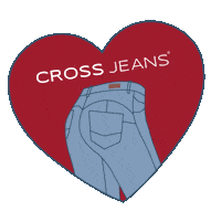 heart love Sticker by CROSS JEANS