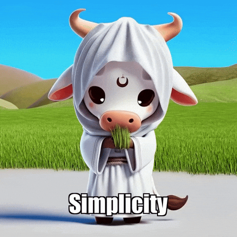 Simplicity Contentment GIF by Sagemoohammad