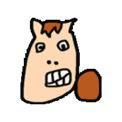 Horse にんじん Sticker
