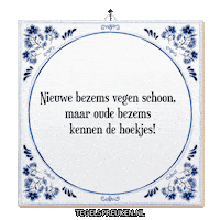 Wijsheid Spreuk Sticker by Tegelspreuken.nl