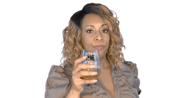 ComedianHollyLogan drink mad wine drinking Sticker