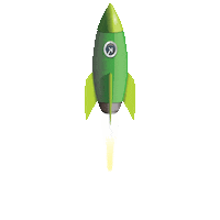 Space Travel Sticker by Kosmik Brands