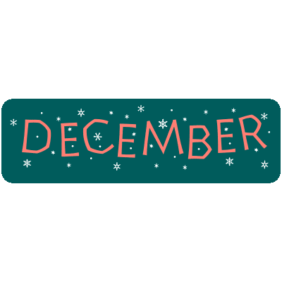 Tis The Season Snow Sticker by Animanias
