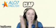 clap total physical response GIF by ALO7.com