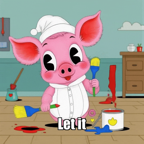 Let It Wisdom GIF by The Pigasso