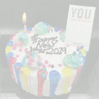 new year cake GIF by midnightcake