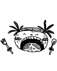 Jazxjelly Food Hungry Mood Drool Sticker