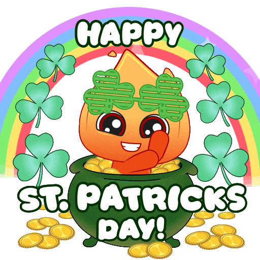 St Patricks Day Clover Sticker by Playember