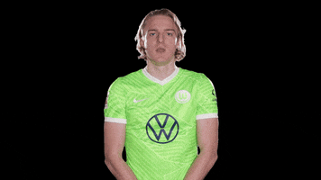 Sebastiaan Bornauw Reaction GIF by VfL Wolfsburg