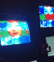 dadawestern tv glitch video synth vidiot GIF