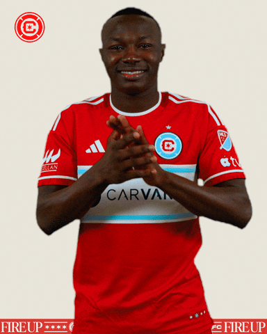 Happy Chicago Fire GIF by Chicago Fire Football Club