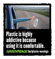 Trash Cigarette Sticker by Greenpeace Hungary