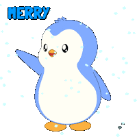 Merry Christmas Sticker by Pudgy Penguins
