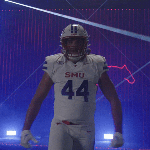 College Football Celebration GIF by SMU Football