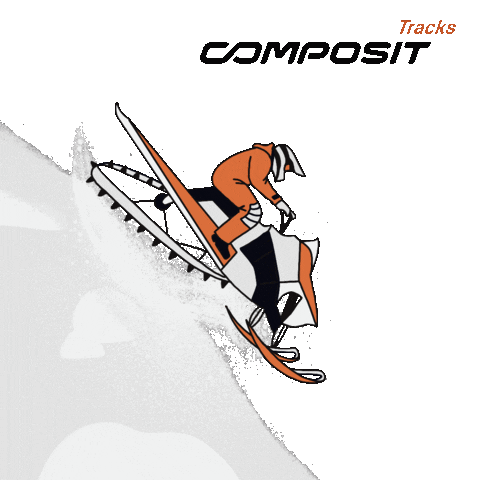 composit_tracks giphyupload tracks snowmobile snowmobiles Sticker