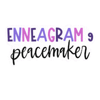 joannabusby peacemaker enneagram drd digitalridgedesigns Sticker