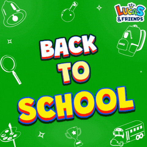 Back To School GIF by Lucas and Friends by RV AppStudios