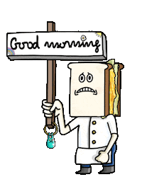 Good Morning おはよう Sticker by yu-san