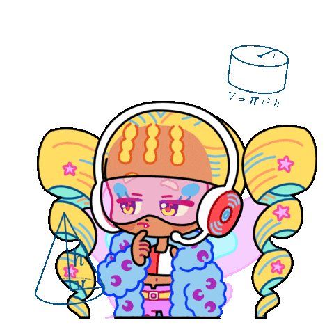 SparklesMagicalMarket confused dj thinking think Sticker