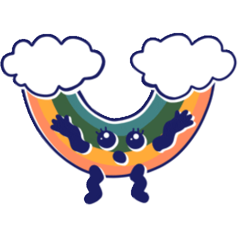 solhirs giphyupload rainbow sh hirs Sticker