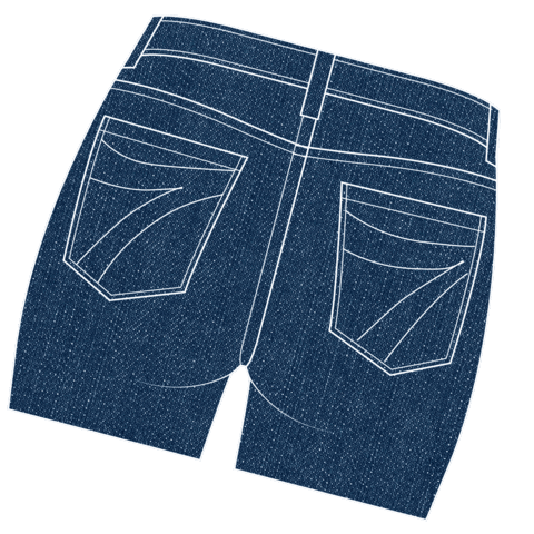 Booty Jeans Sticker by 7 For All Mankind