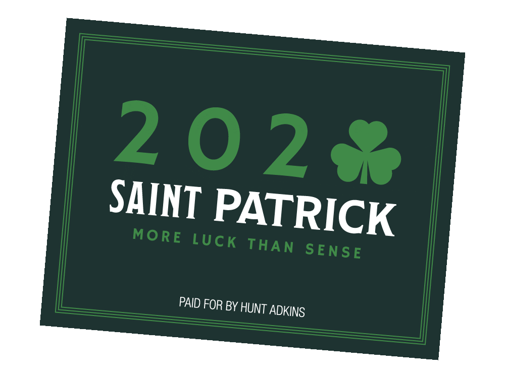 2020 Election Sign Sticker by Hunt Adkins